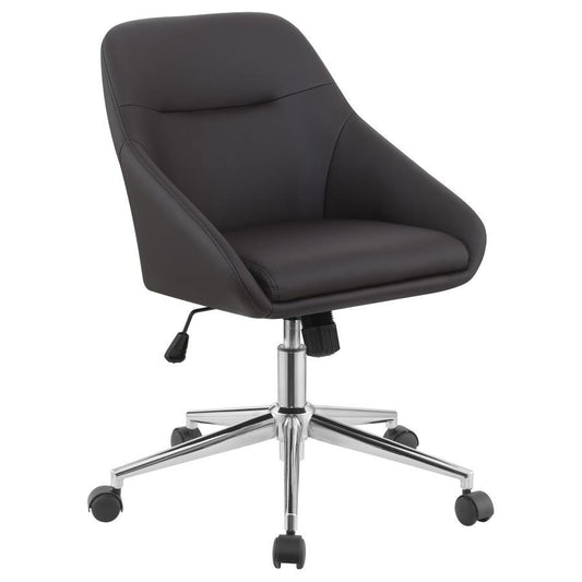 Jackman - Upholstered Adjustable Home Office Desk Chair Swivel Chairs by CoasterEveryday - Walls Furniture & Mattress