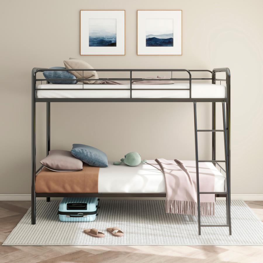 Carson - Metal Bunk Bed Bunk Beds by Coaster Fine Furniture - Walls Furniture & Mattress