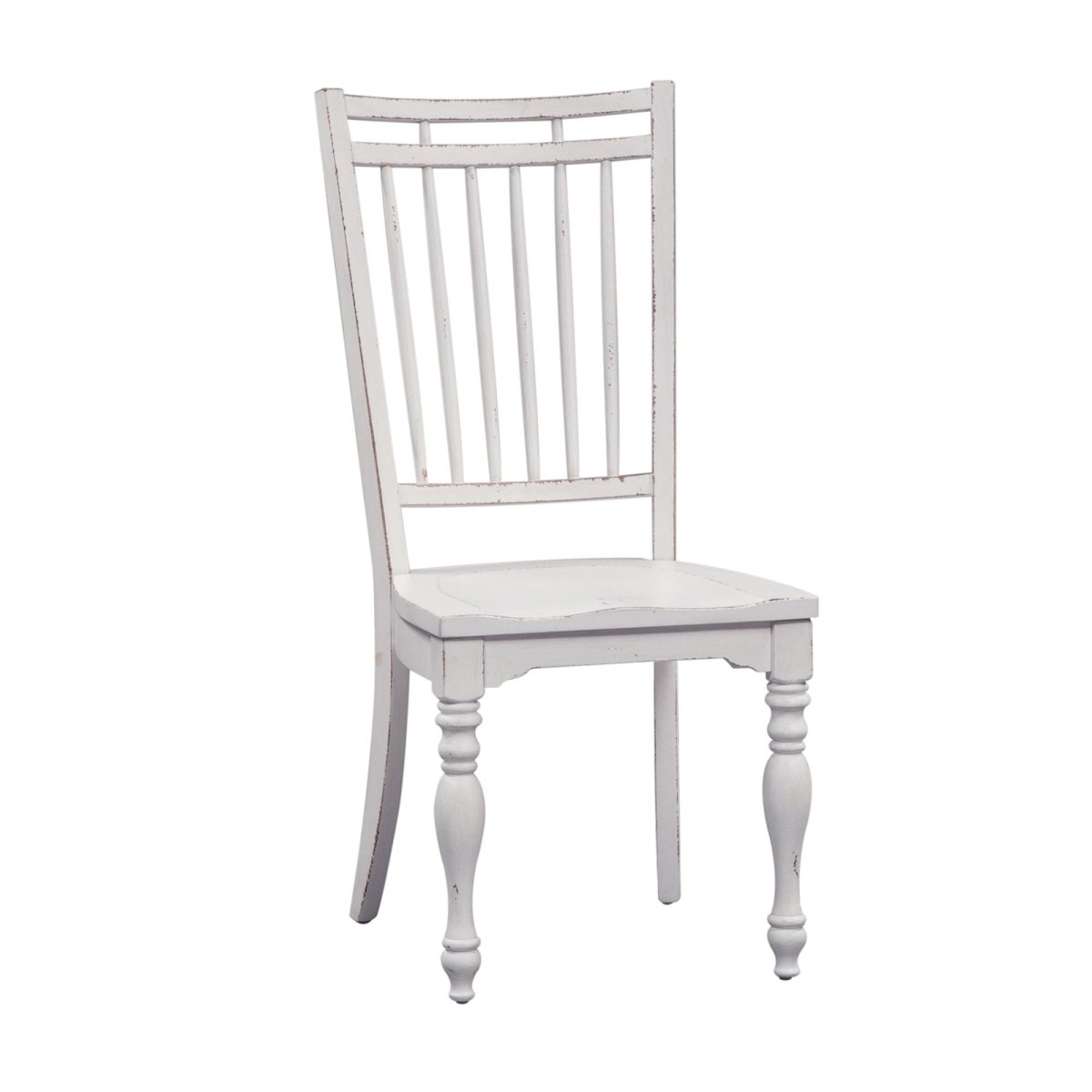 Magnolia Manor - Spindle Back Side Chair - White Side Chairs by Liberty Furniture - Walls Furniture & Mattress