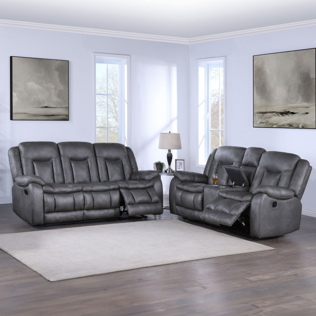 Morello - Reclining Living Room Set Reclining Sofas & Loveseats by New Classic - Walls Furniture & Mattress