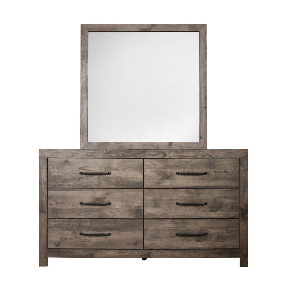 Misty Lodge - Mirror - Greige Mirrors by New Classic - Walls Furniture & Mattress
