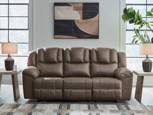 Lowilla - Reclining Sofa - Driftwood Reclining Sofas by Signature Design by Ashley® - Walls Furniture & Mattress