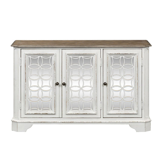 Magnolia Manor - Hall Console - White TV Stands by Liberty Furniture - Walls Furniture & Mattress