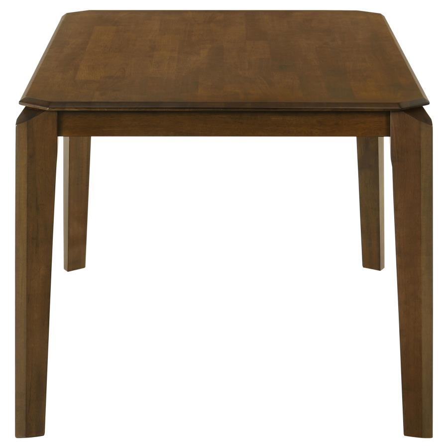 Almonte - Rectangular Wood Dining Table - Dark Brown Dining Tables by Coaster Fine Furniture - Walls Furniture & Mattress