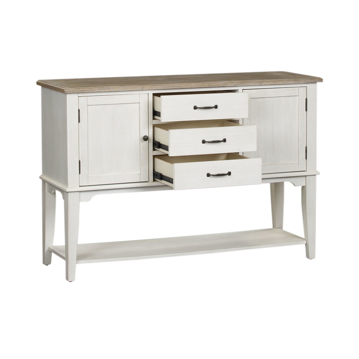 Summerville - Server - White Servers by Liberty Furniture - Walls Furniture & Mattress