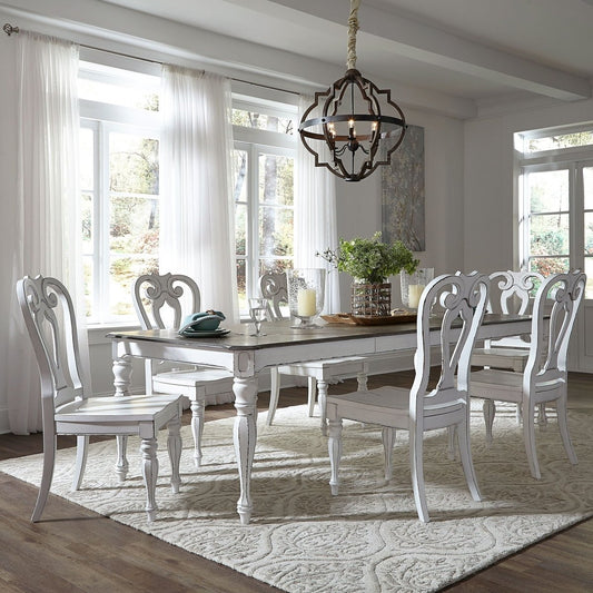 Magnolia Manor - Leg Dining Table Set 5 Piece Dining Room Sets by Liberty Furniture - Walls Furniture & Mattress