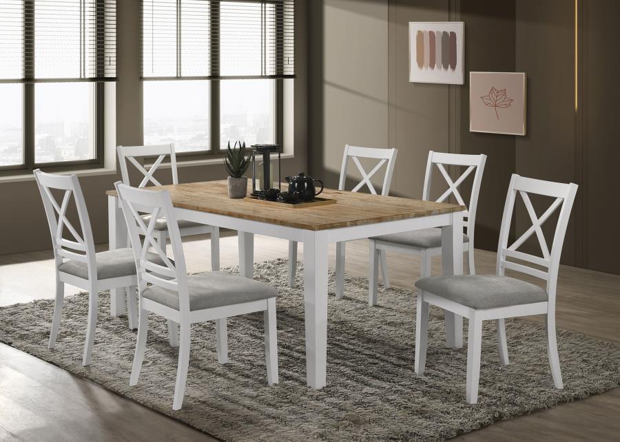 Hollis - Rectangular Dining Table Set 5 Piece Dining Room Sets by Coaster Fine Furniture - Walls Furniture & Mattress