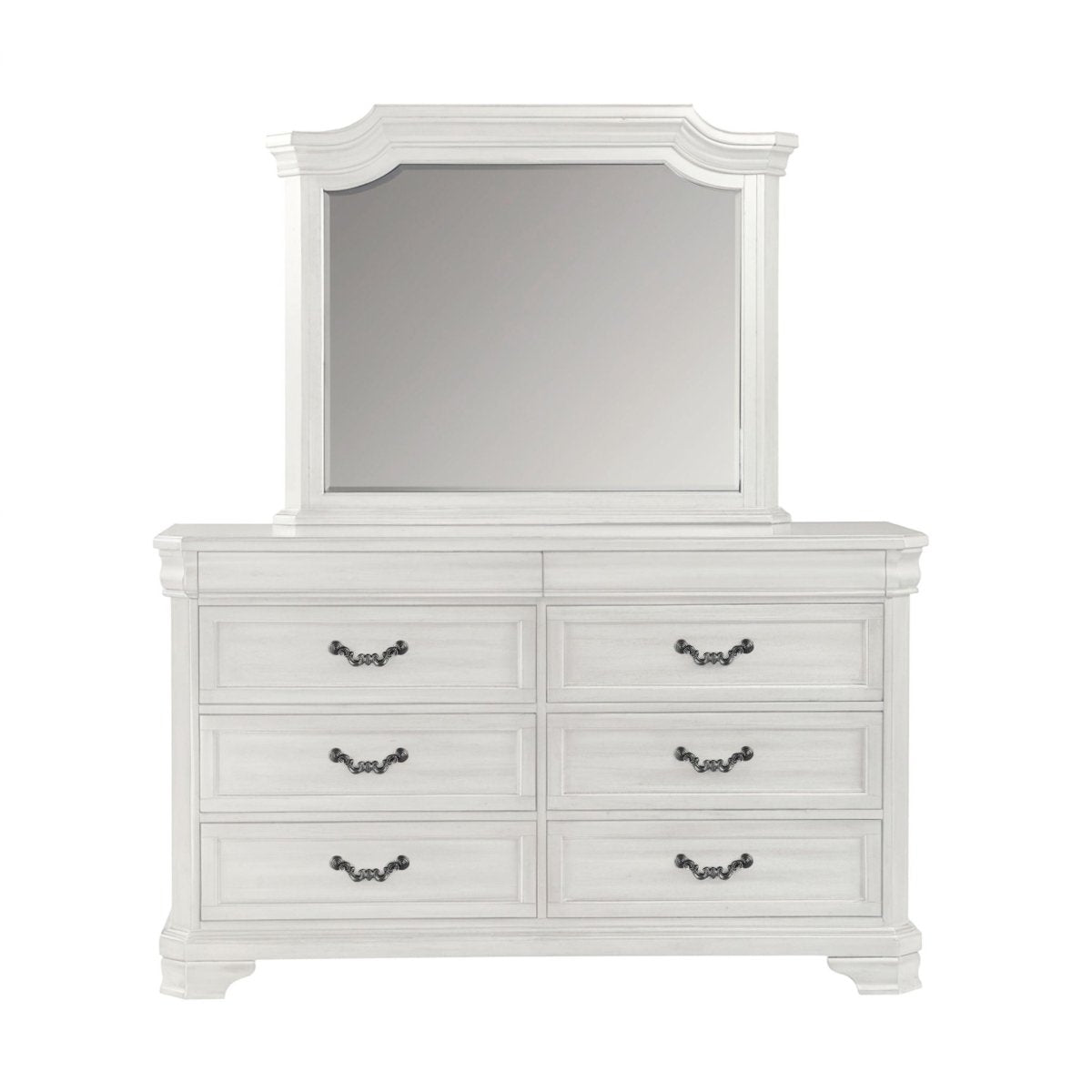 Lyndhurst - Dresser & Mirror Dresser & Mirror by New Classic - Walls Furniture & Mattress