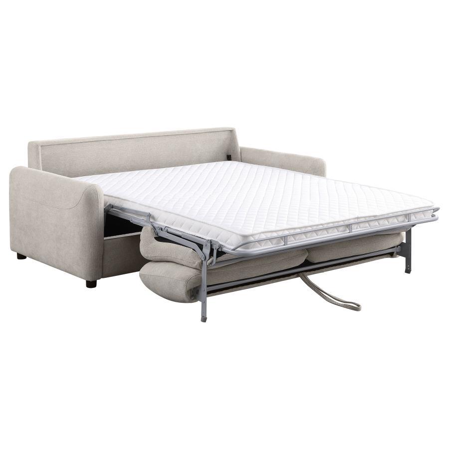 Rylie - Upholstered Sofa Sleeper With Mattress Sleeper Sofas by Coaster Fine Furniture - Walls Furniture & Mattress