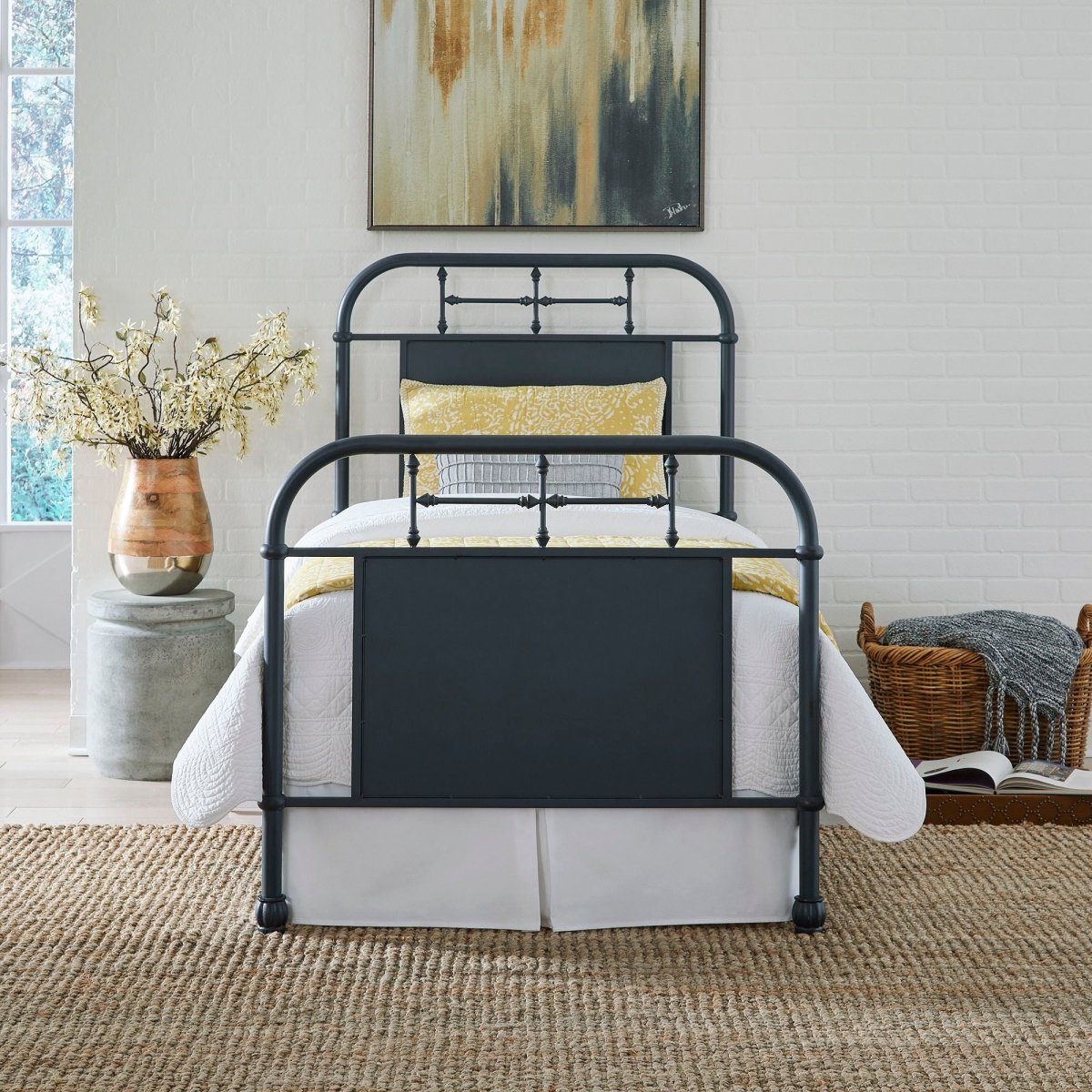 Vintage Series - Metal Bed Panel Beds by Liberty Furniture - Walls Furniture & Mattress