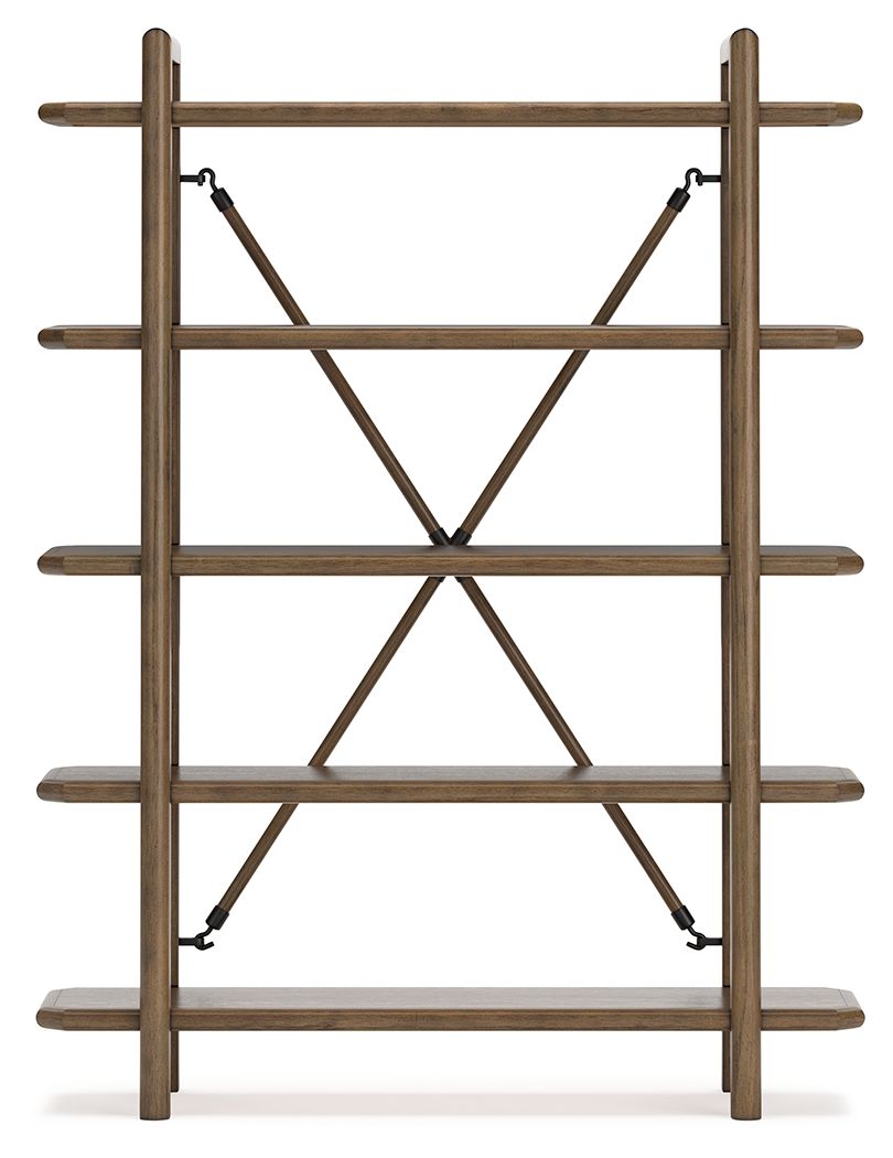 Roanhowe - Bookcase - Brown Etageres by Signature Design by Ashley® - Walls Furniture & Mattress