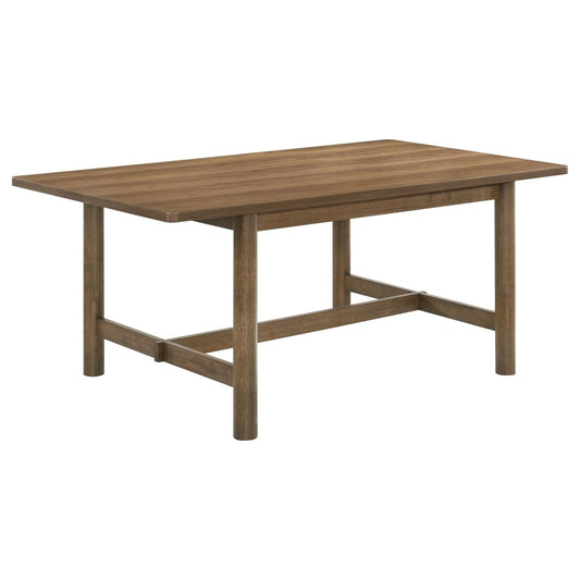 Crestmore - Rectangular Wood Dining Table - Walnut Dining Tables by Coaster Fine Furniture - Walls Furniture & Mattress