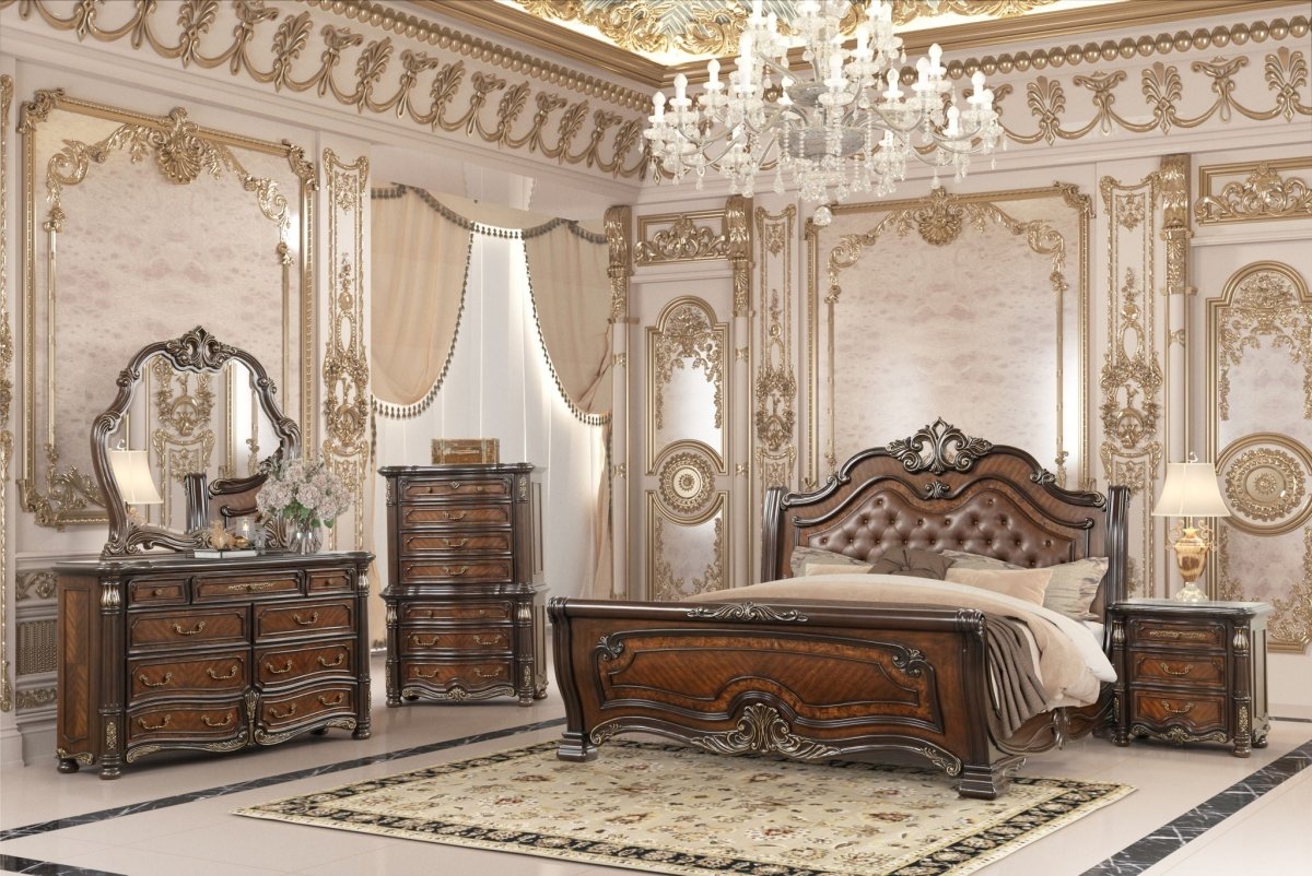Bella Notte - 2 Piece Chest & Base And Top - Cherry Accent Chests by New Classic - Walls Furniture & Mattress