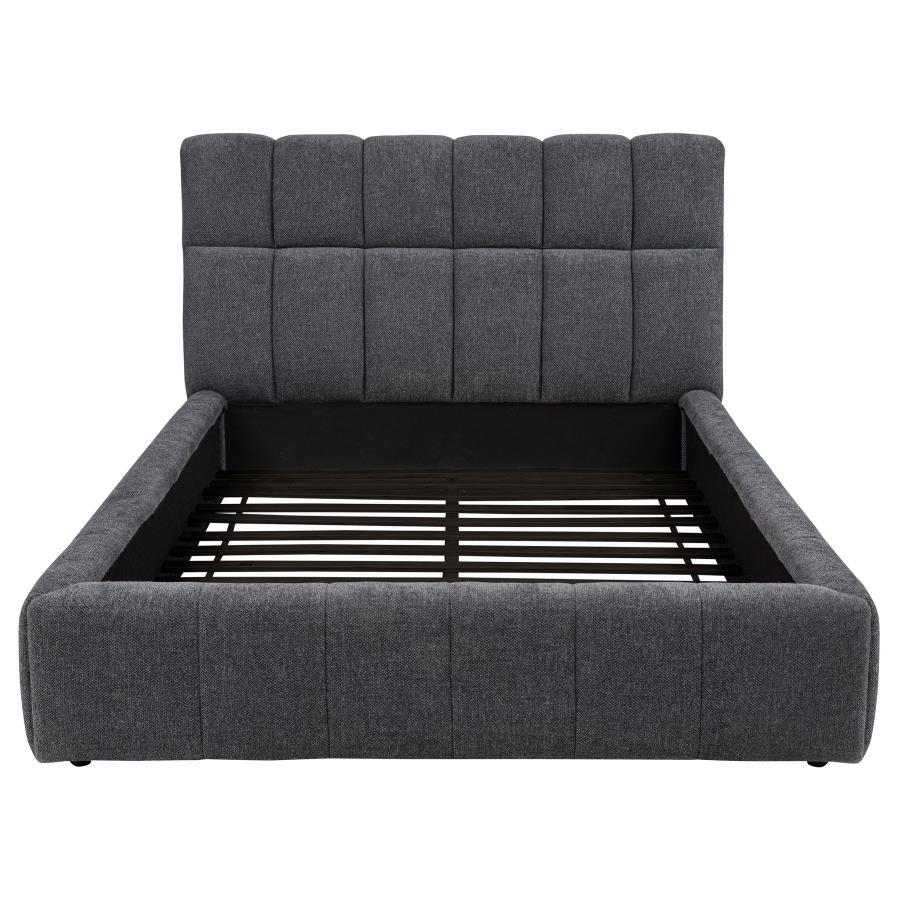 Nollet - Upholstered Platform Bed Upholstered Beds by Coaster Fine Furniture - Walls Furniture & Mattress