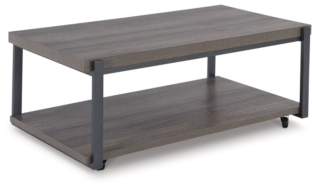 Wilmaden - Occasional Table Set (Set of 3) - Gray / Black Table Sets by Signature Design by Ashley® - Walls Furniture & Mattress
