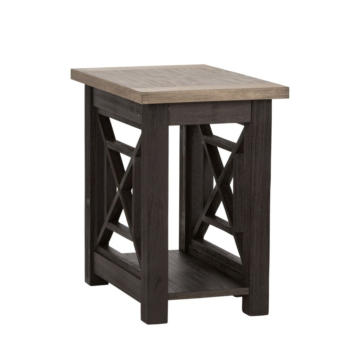 Heatherbrook - Chair Side Table - Black Chair Side Tables by Liberty Furniture - Walls Furniture & Mattress