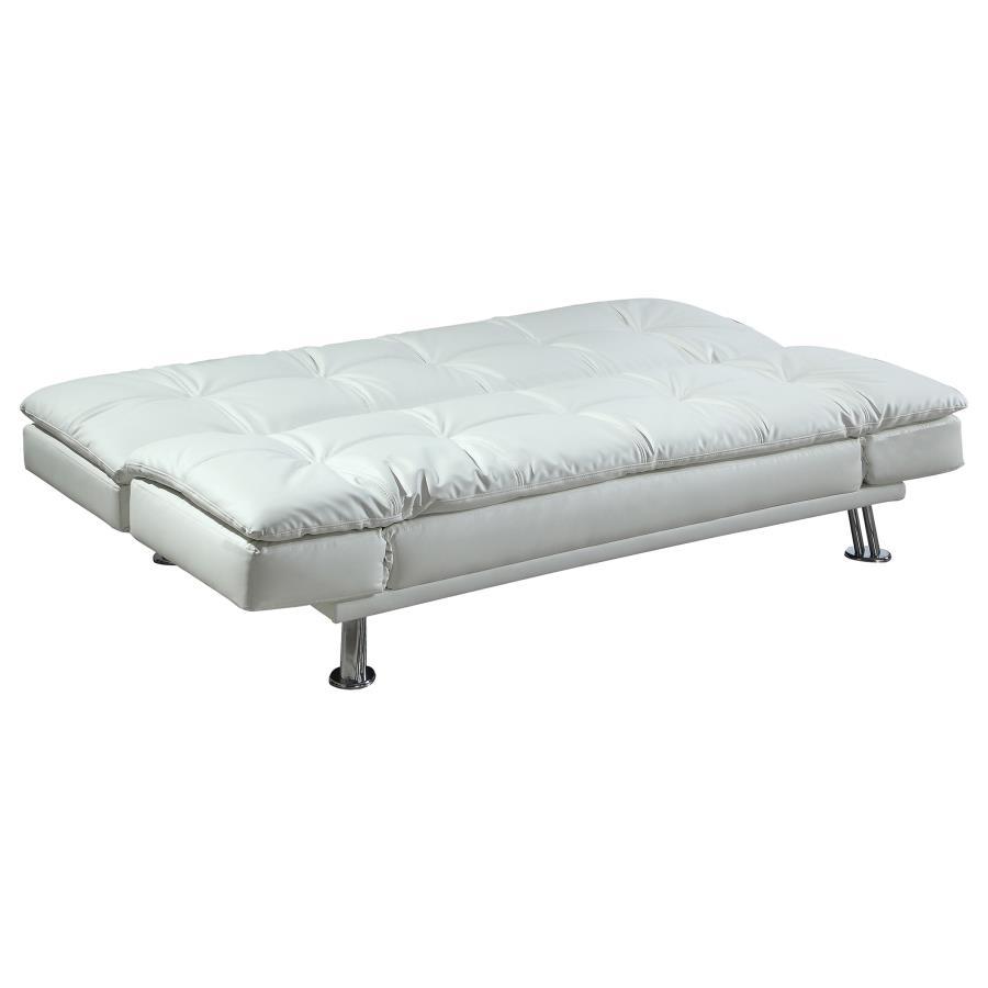 Dilleston - Upholstered Tufted Convertible Sofa Bed Futon Sofas by CoasterEssence - Walls Furniture & Mattress