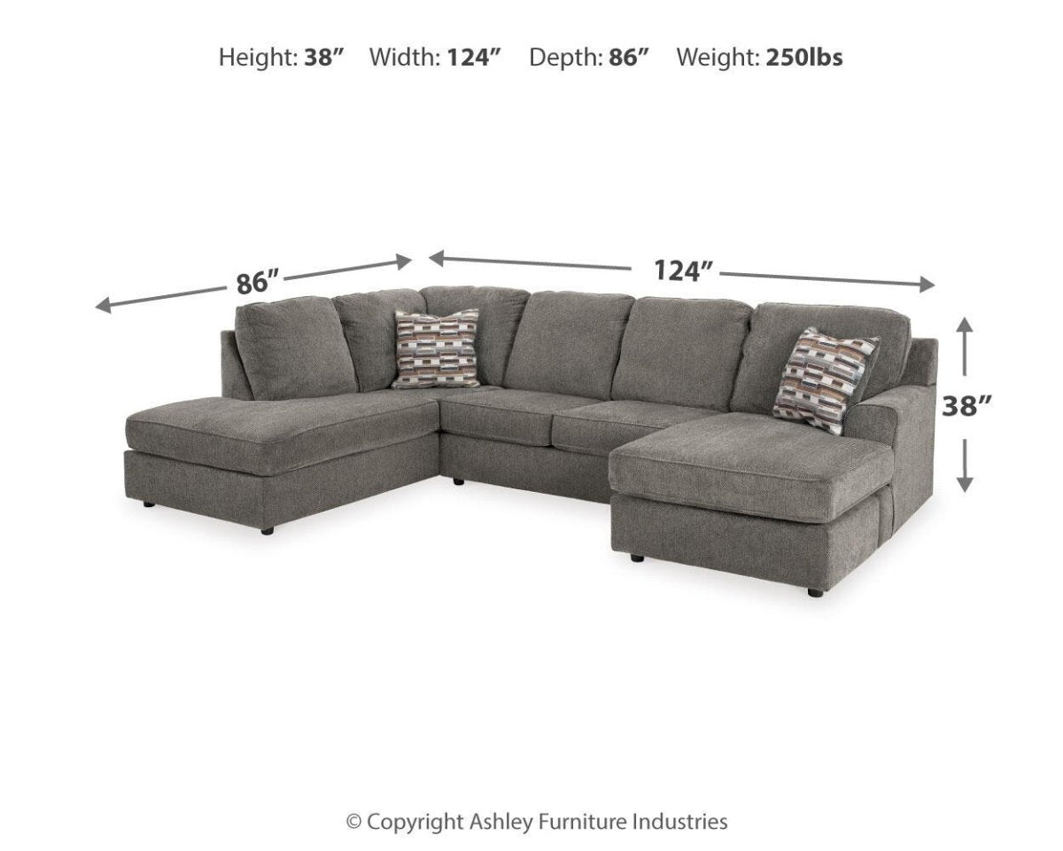 O'phannon - Sectional Stationary Sectionals by Signature Design by Ashley® - Walls Furniture & Mattress