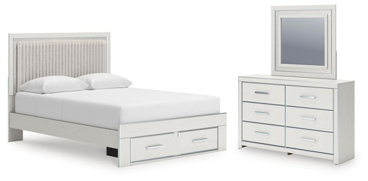 Zuraleus - Upholstered Panel Platform Storage Bedroom Set 3 Piece Bedroom Sets by Signature Design by Ashley® - Walls Furniture & Mattress