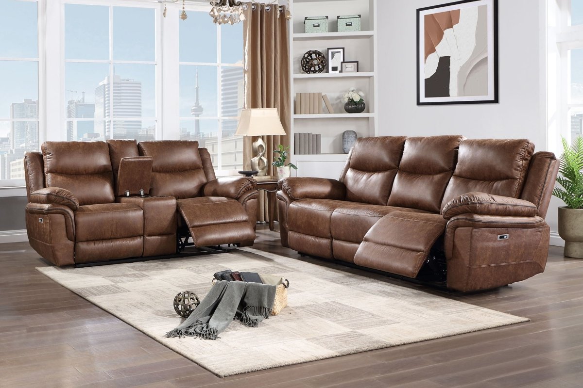 Ryland - Reclining Sofa Set Reclining Sofas & Loveseats by New Classic - Walls Furniture & Mattress
