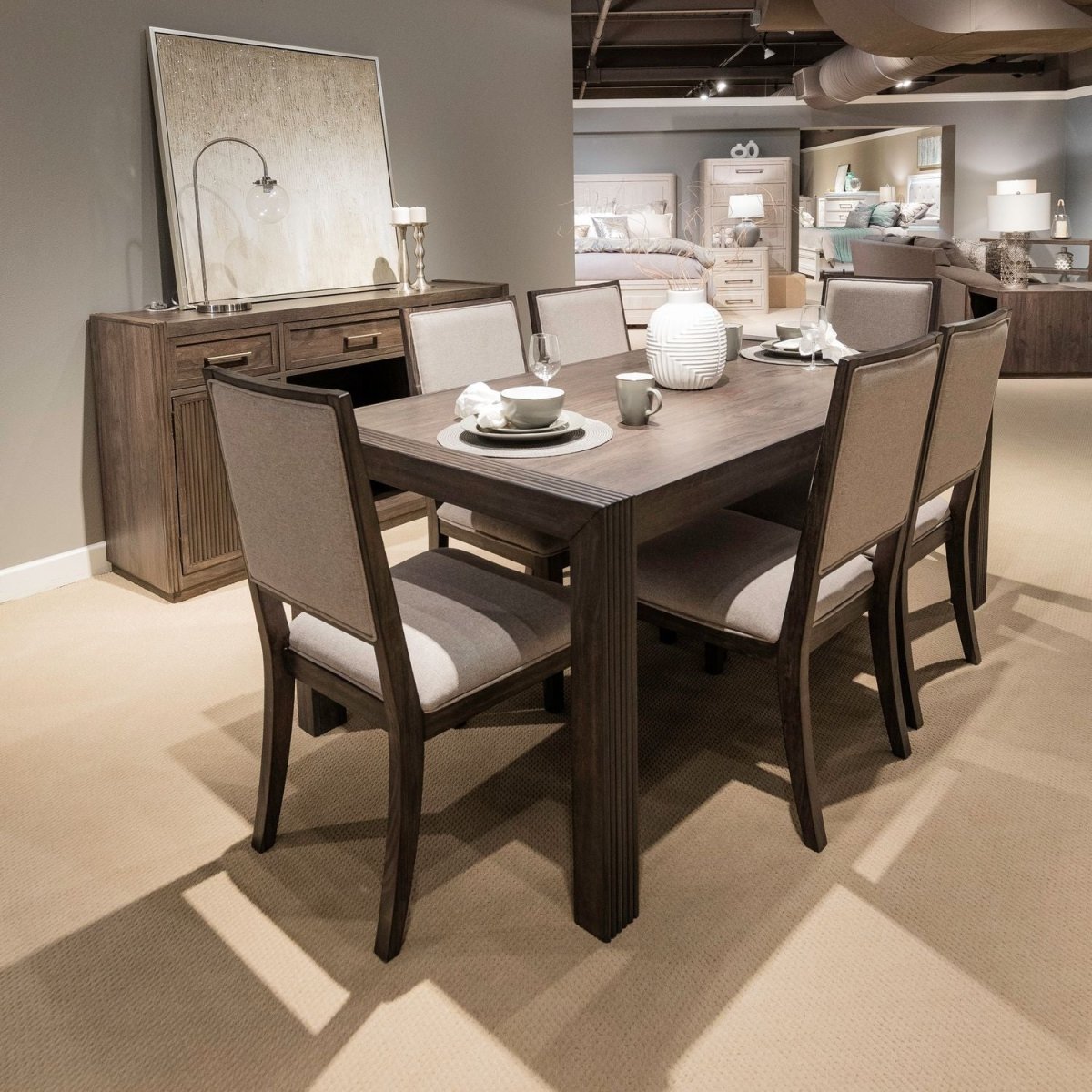Modern Edge - Rectangular Table Set 5 Piece Dining Room Sets by Liberty Furniture - Walls Furniture & Mattress