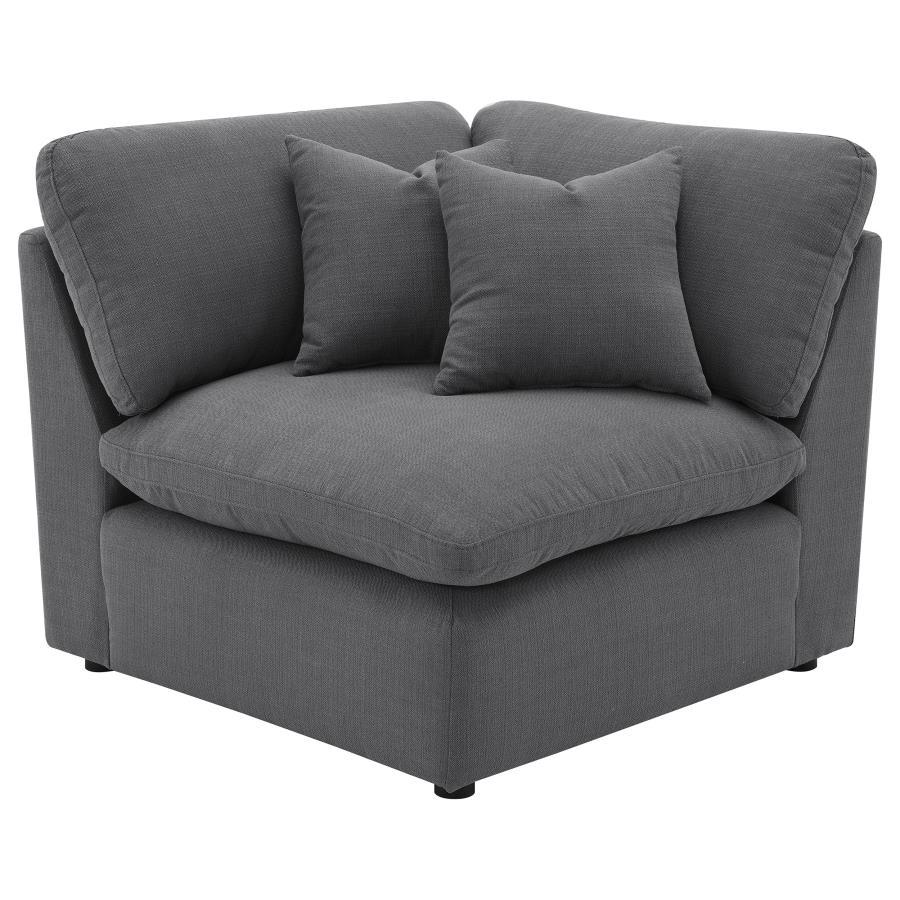 Hobson - Upholstered Modular Sectional Sofa Stationary Sectionals by Coaster Fine Furniture - Walls Furniture & Mattress