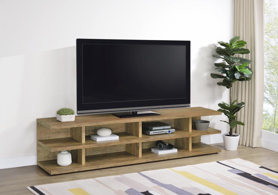 Cartmill - 78" 2 - Tier TV Stand Media Console TV Stands by Coaster Fine Furniture - Walls Furniture & Mattress