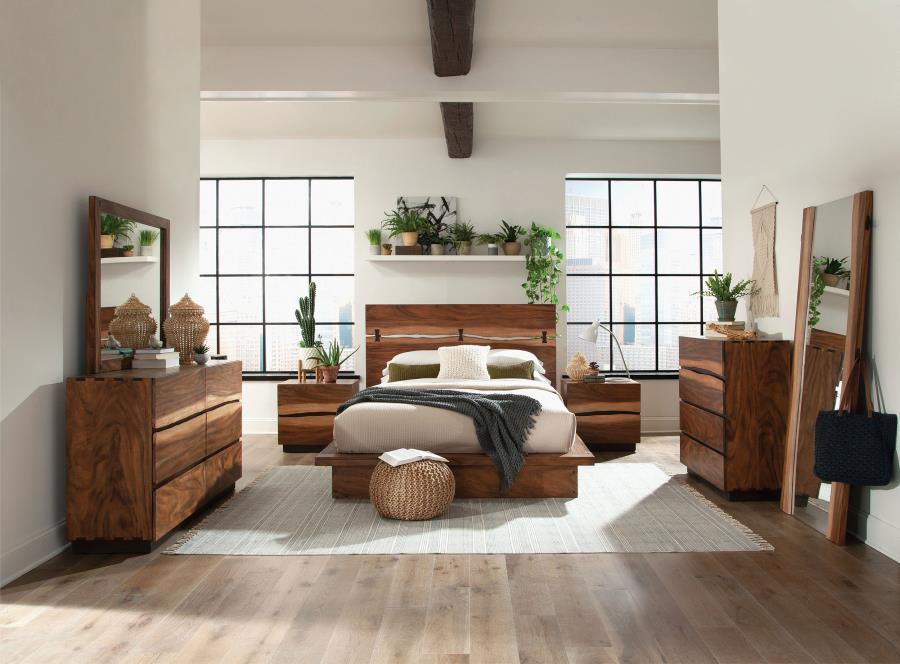 Winslow - 2 - Drawer Nightstand - Smokey Walnut Accent Nightstands by CoasterElevations - Walls Furniture & Mattress