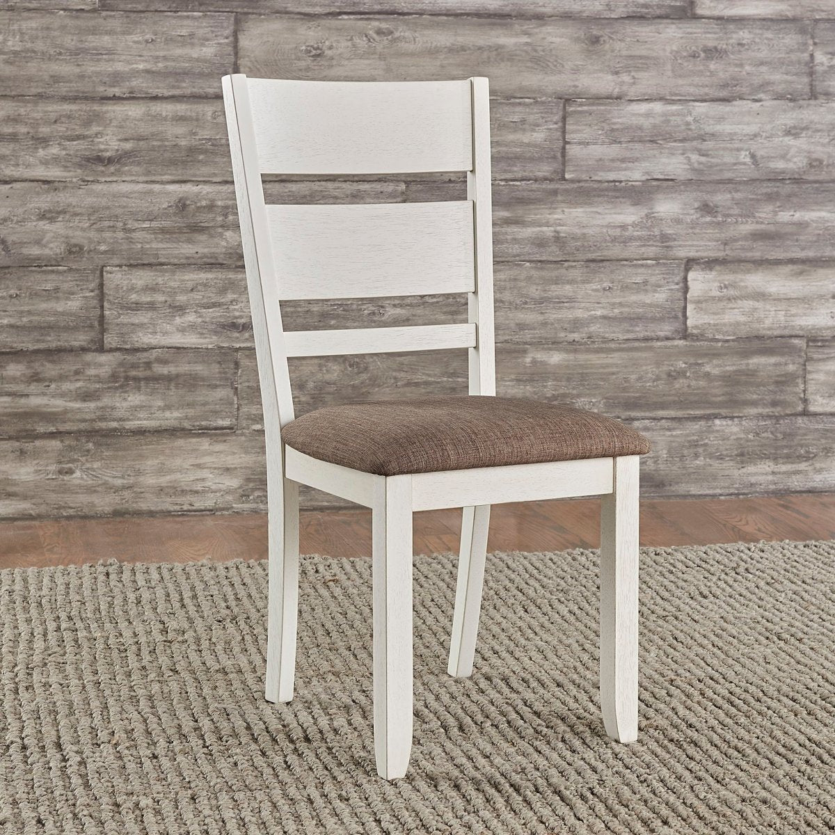 Brook Bay - Slat Back Upholstered Side Chair - White Side Chairs by Liberty Furniture - Walls Furniture & Mattress