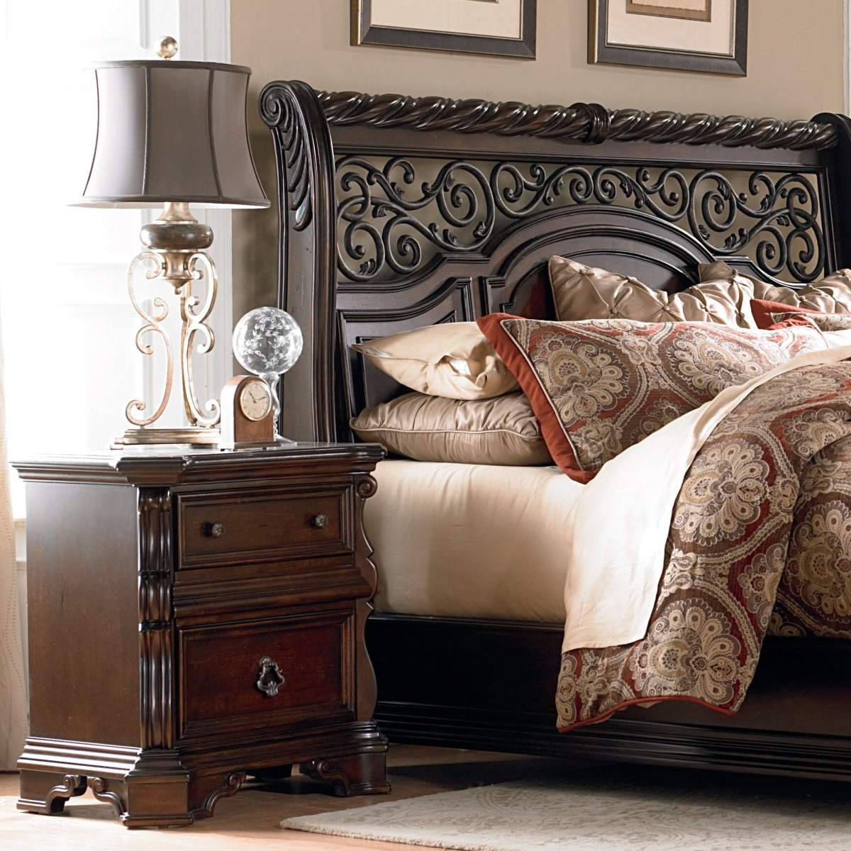 Arbor Place - Nightstand - Dark Brown Accent Nightstands by Liberty Furniture - Walls Furniture & Mattress