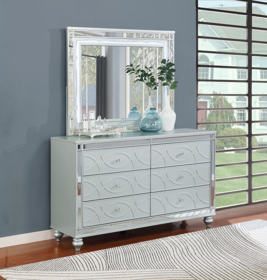Gunnison - 6 - Drawer Dresser Dressers by CoasterEssence - Walls Furniture & Mattress