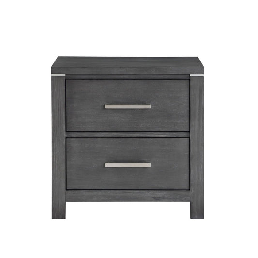 Odessa - Nightstand - Charcoal Accent Nightstands by New Classic - Walls Furniture & Mattress