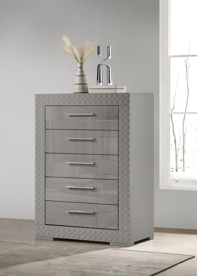 Ives - 5 - Drawer Bedroom Chest Accent Chests by Coaster Fine Furniture - Walls Furniture & Mattress