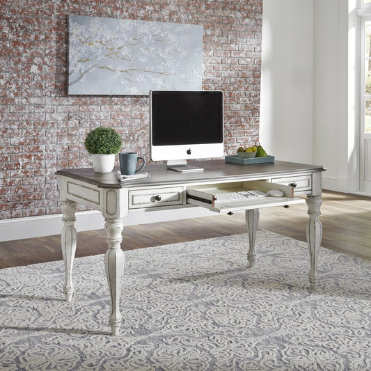 Magnolia Manor - Writing Desk - White Writing Desks by Liberty Furniture - Walls Furniture & Mattress