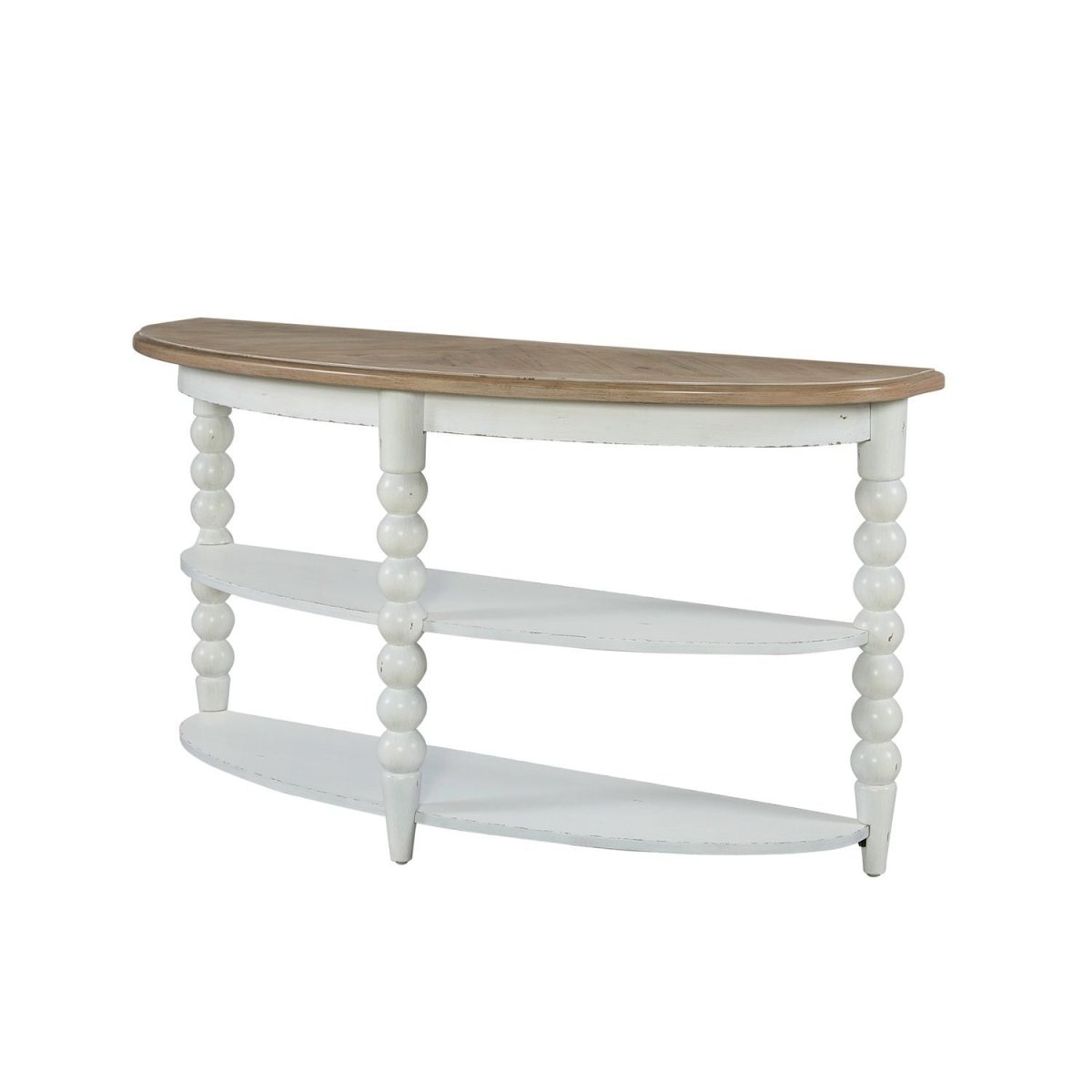 Turnberry Park - Sofa Table - Washed White Sofa Tables by Liberty Furniture - Walls Furniture & Mattress