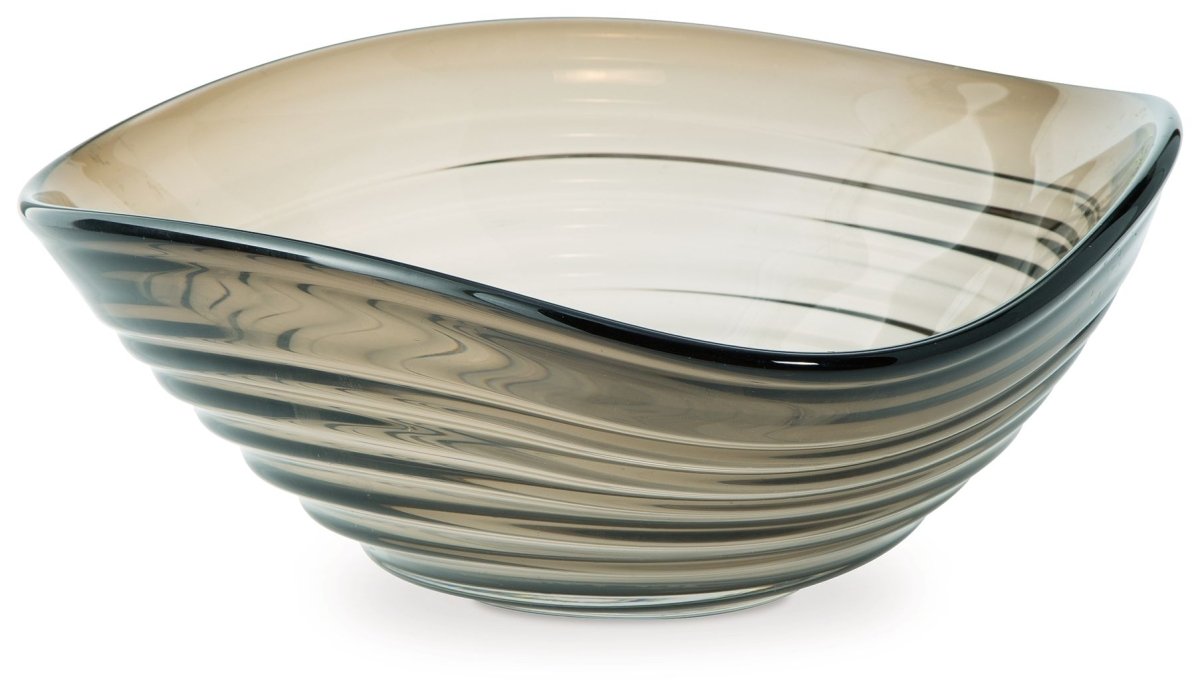 Solariston - Bowl - Gray / Brown Plates & Bowls by Signature Design by Ashley® - Walls Furniture & Mattress