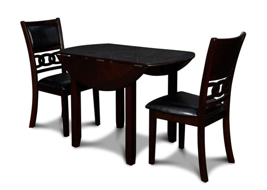 Gia - Table Set With 2 Chairs 3 Piece Dining Room Sets by New Classic - Walls Furniture & Mattress