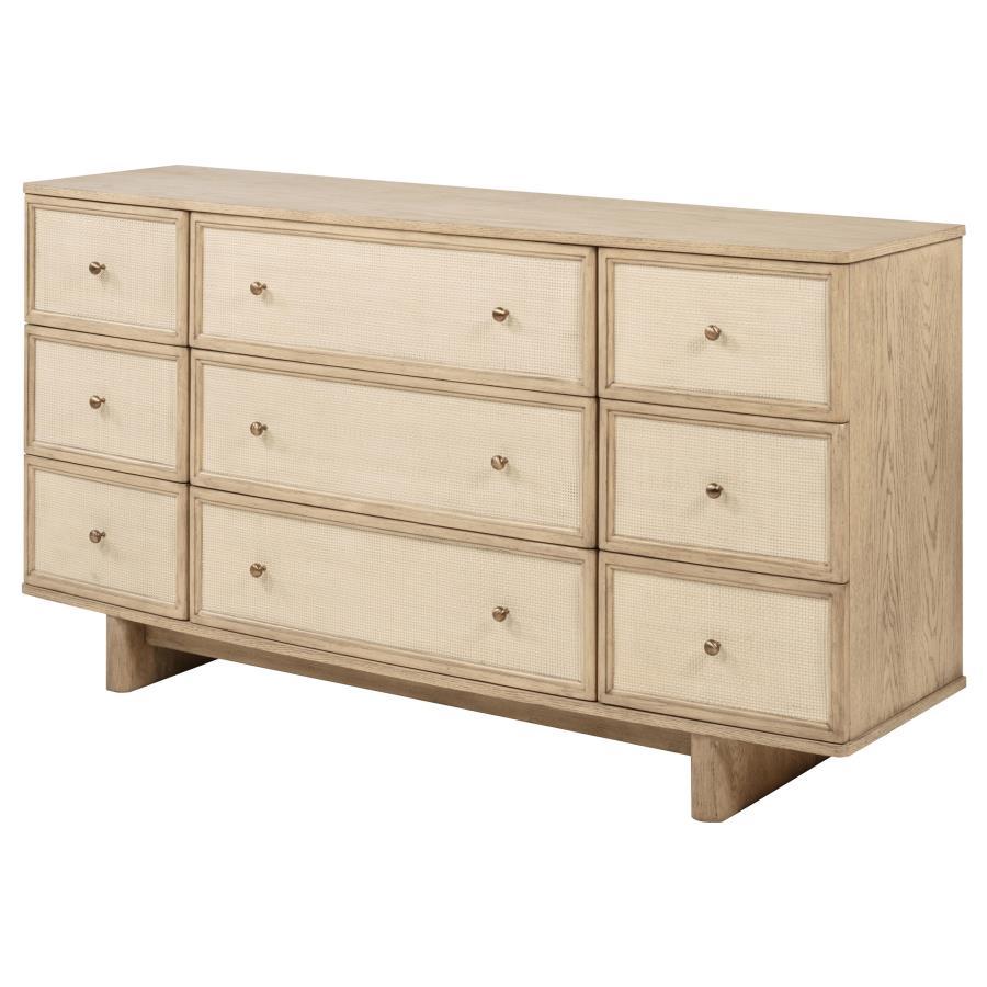 Kailani - 9 - Drawer Dresser Dressers by Coaster Fine Furniture - Walls Furniture & Mattress