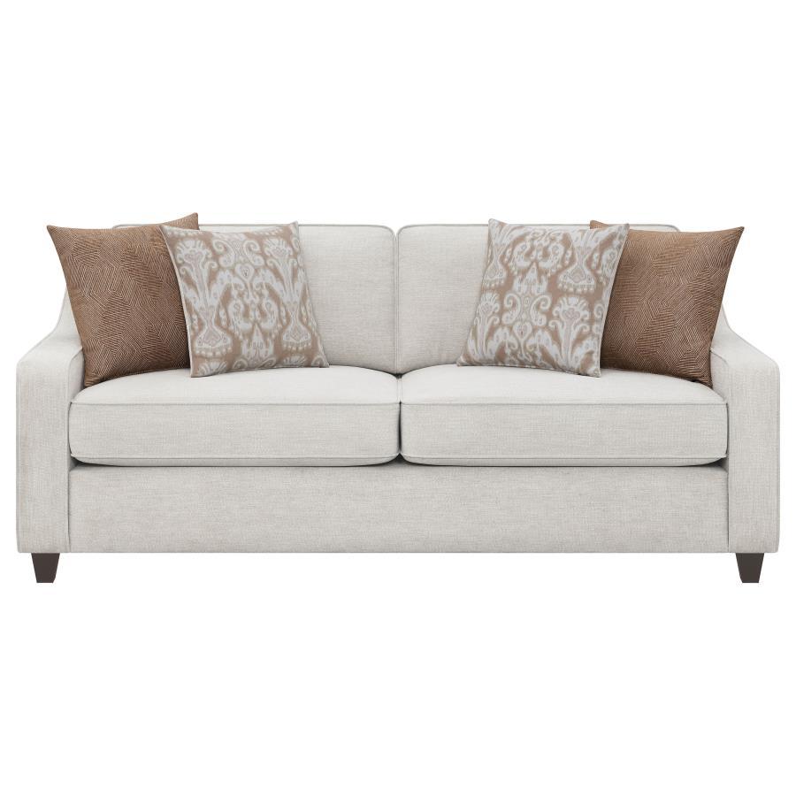 Christine - Upholstered Sloped Arm Sofa Set Stationary Sofas & Loveseats by CoasterElevations - Walls Furniture & Mattress