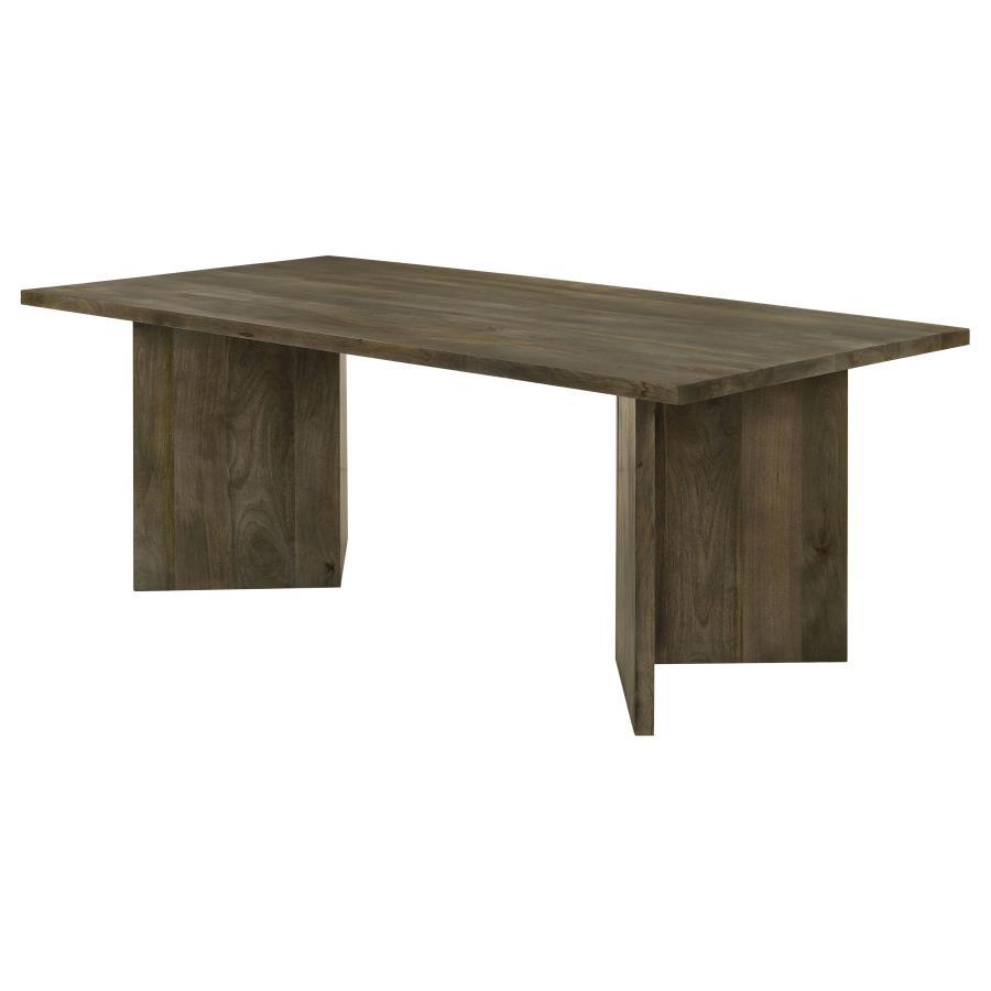 Tyler - Solid Wood Dining Table - Mango Brown Dining Tables by Coaster Fine Furniture - Walls Furniture & Mattress