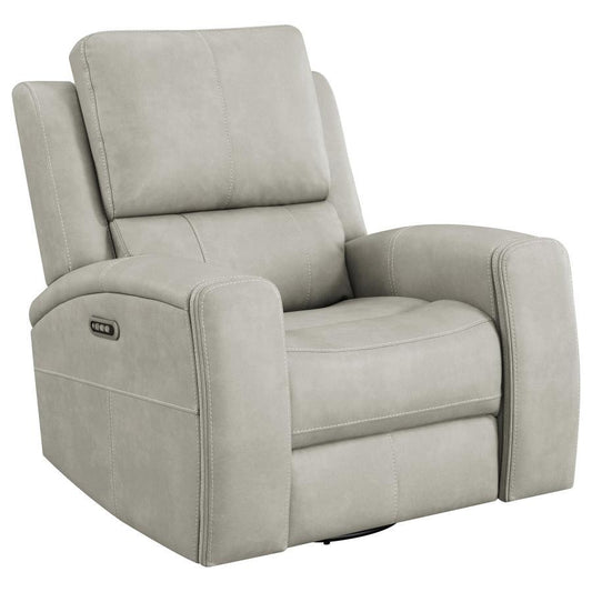 Brickston - Triple Power Swivel Glider Recliner Swivel Glider Chairs by Coaster Fine Furniture - Walls Furniture & Mattress