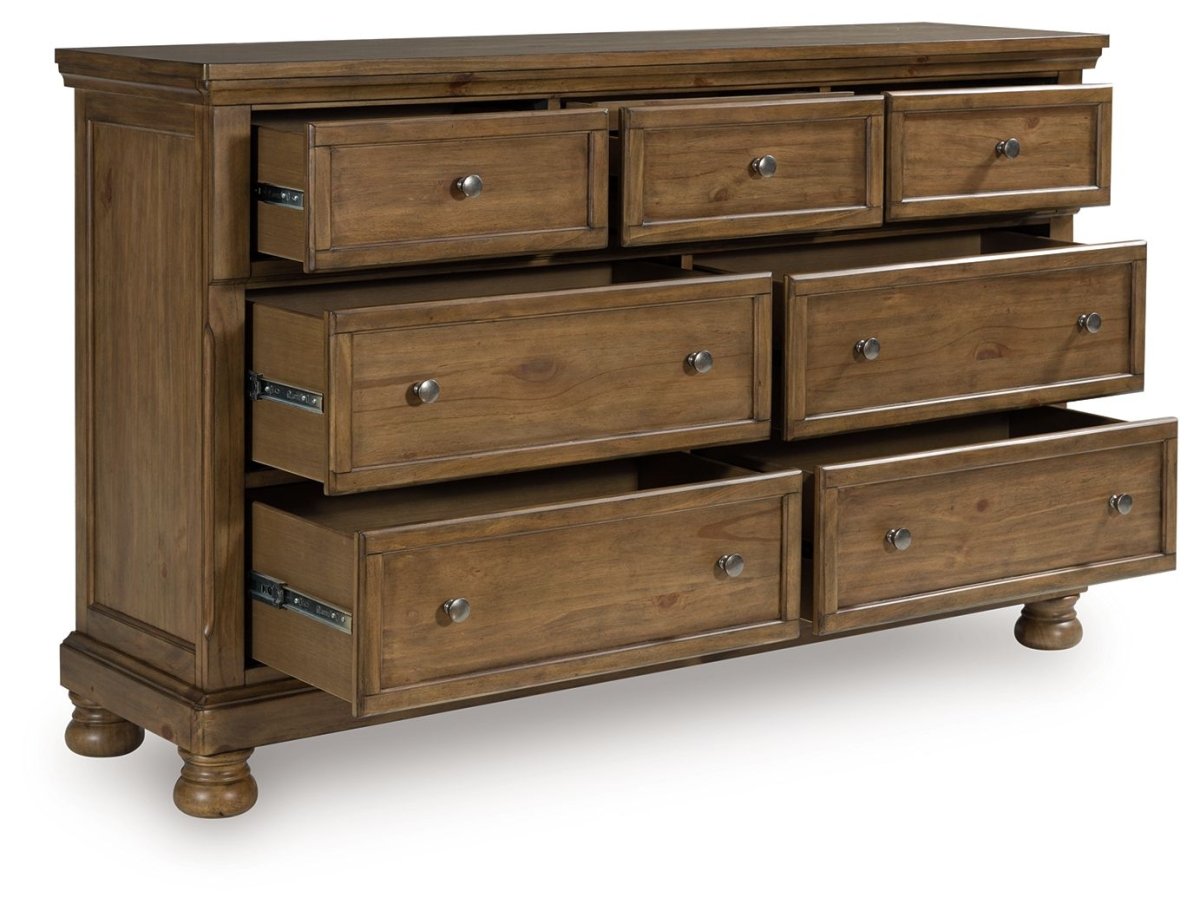 Feddinger - Dresser - Medium Brown Dressers by Signature Design by Ashley® - Walls Furniture & Mattress