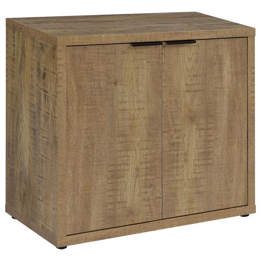 Pepita - 2 Door Engineered Wood Accent Cabinet - Mango Brown Accent Cabinets by Coaster Fine Furniture - Walls Furniture & Mattress