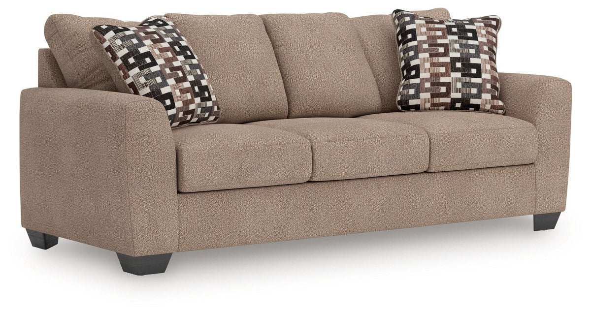 Triston - Peaks - Suede - Sofa Stationary Sofas by Benchcraft® - Walls Furniture & Mattress