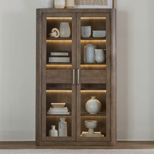 South Bend - Bunching Display Cabinet Display Cabinets by Liberty Furniture - Walls Furniture & Mattress