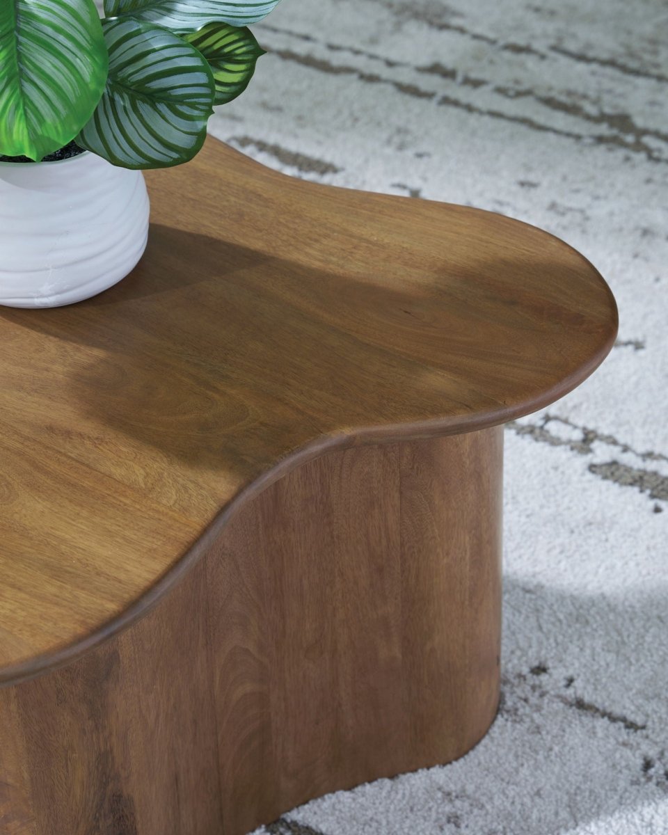 Abeford - Brown - Accent Cocktail Table (Set of 2) Table Sets by Signature Design by Ashley® - Walls Furniture & Mattress