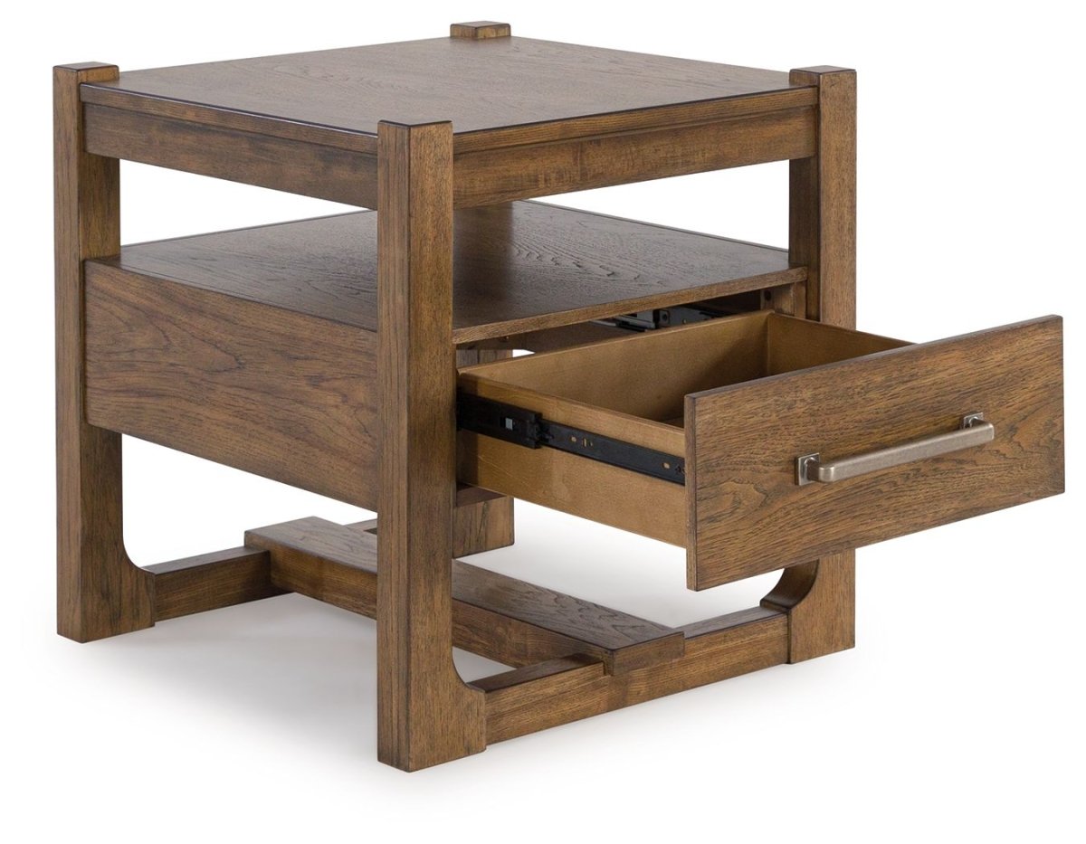 Cabalynn - Square End Table - Light Brown End Tables by Signature Design by Ashley® - Walls Furniture & Mattress
