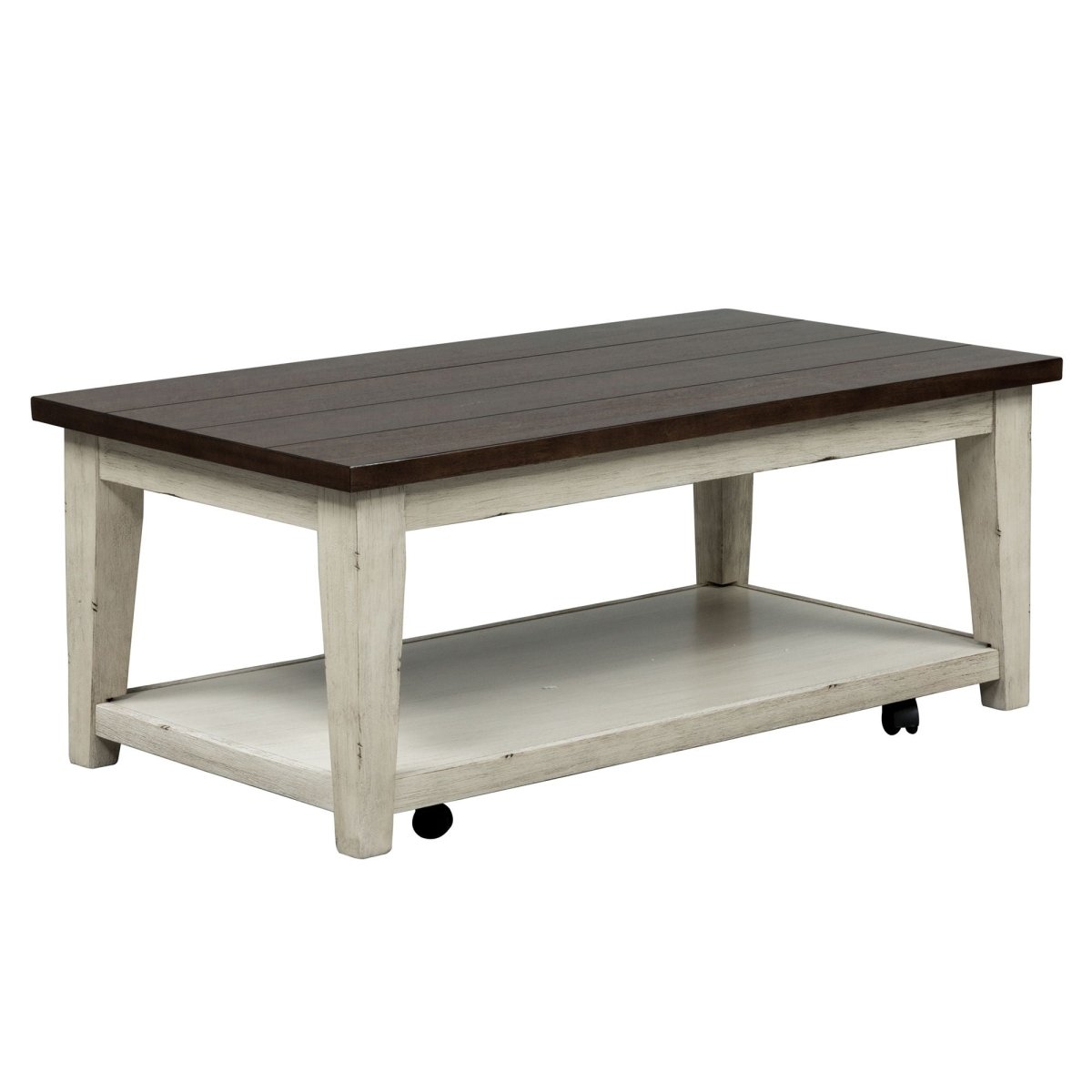 Arden Road - Rectangular Cocktail Table - Satin Cherry Cocktail Tables by Liberty Furniture - Walls Furniture & Mattress