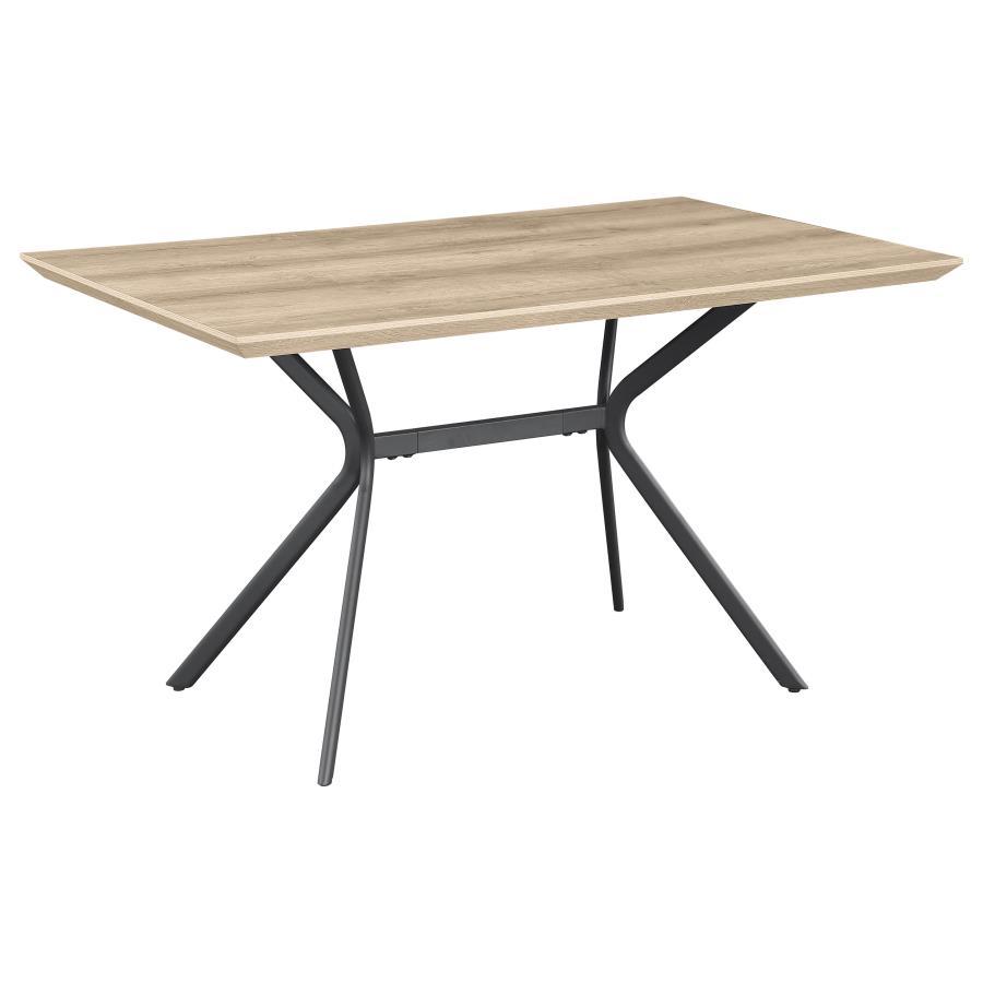 Edgecreek - Composite Wood Dining Table - Light Brown Dining Tables by Coaster Fine Furniture - Walls Furniture & Mattress