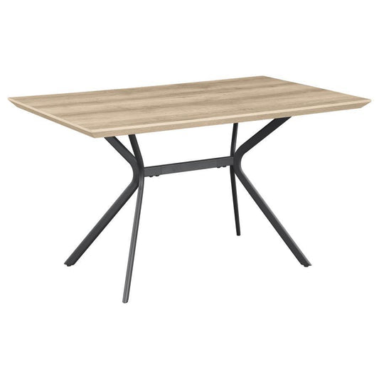Edgecreek - Composite Wood Dining Table - Light Brown Dining Tables by Coaster Fine Furniture - Walls Furniture & Mattress